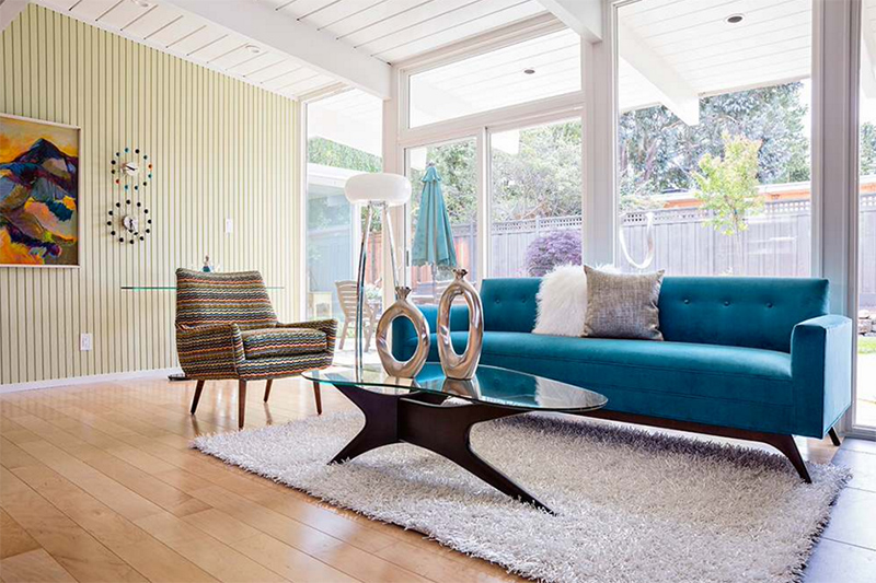 25 Bright Midcentury Modern Living Room Designs Home Design Lover