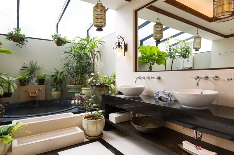 25 Inviting Tropical Bathroom Design Ideas Home Design Lover