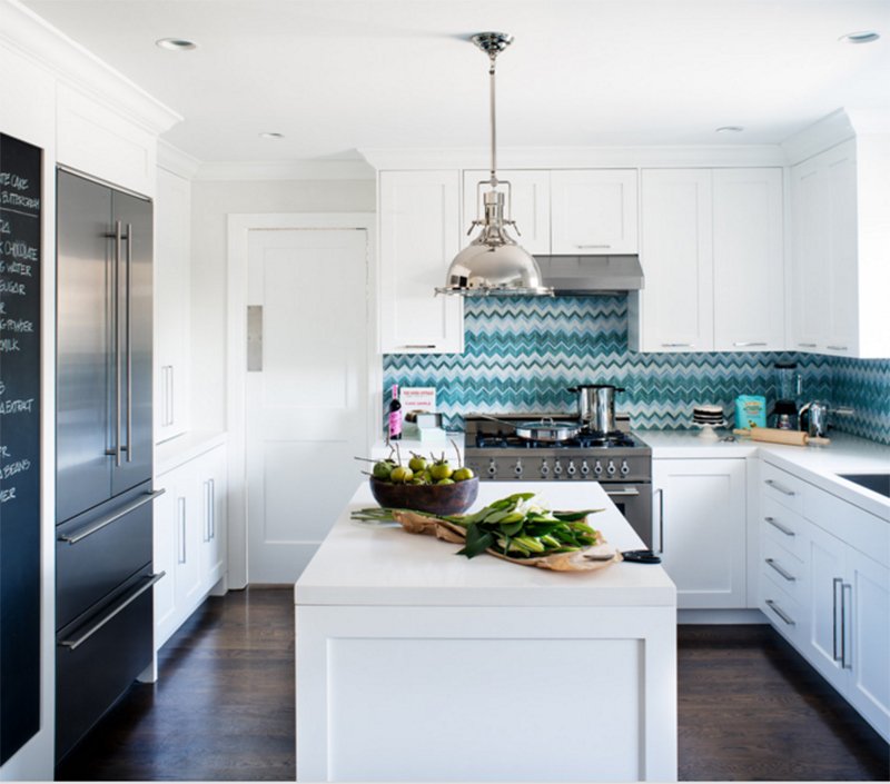 green backsplash