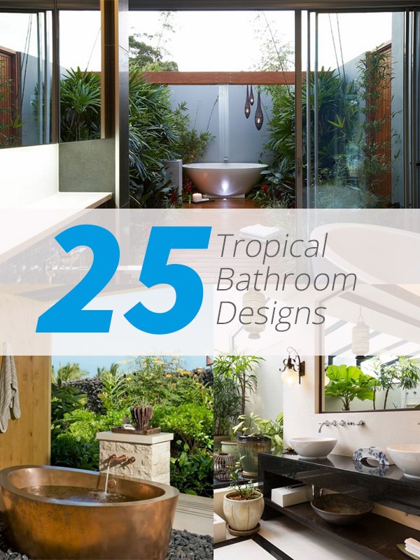 tropical bathroom