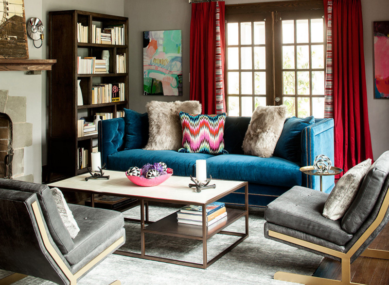 20 Charming Blue Living Room Couch | Home Design Lover