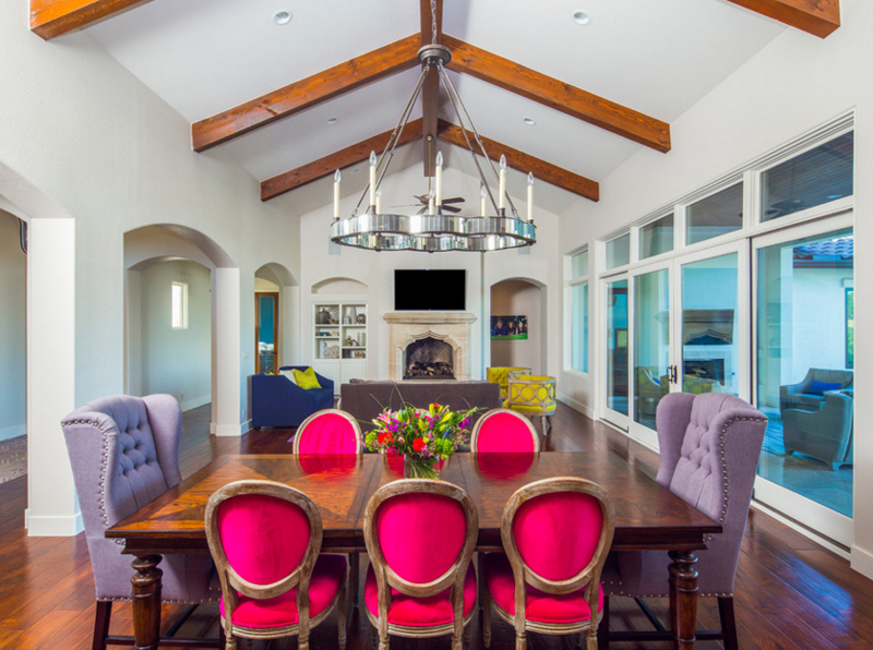 20 Beautiful Dining Rooms With Vaulted Ceiling Home Design Lover