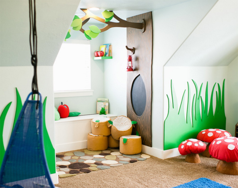 Whimsical Woodland Playroom by Mollie Openshaw