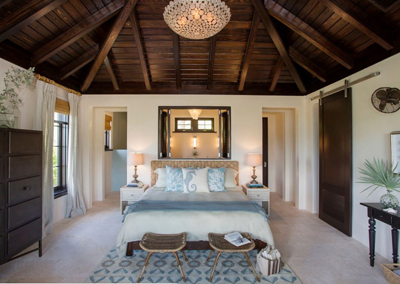 luxury tropical bedroom