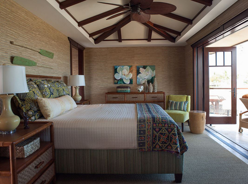 tropical bedroom