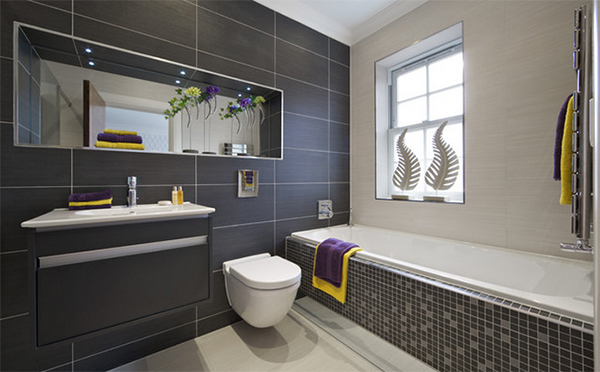 20 Alluring Designs of Tiled Bathrooms