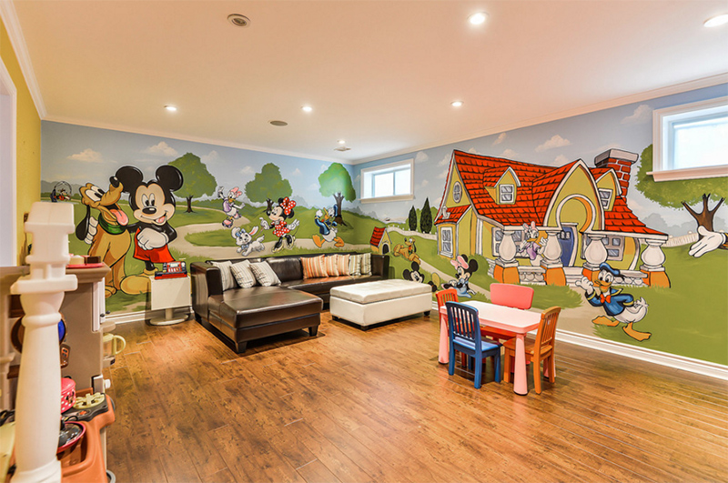 Mickey Playroom Mural, Murals By Marg