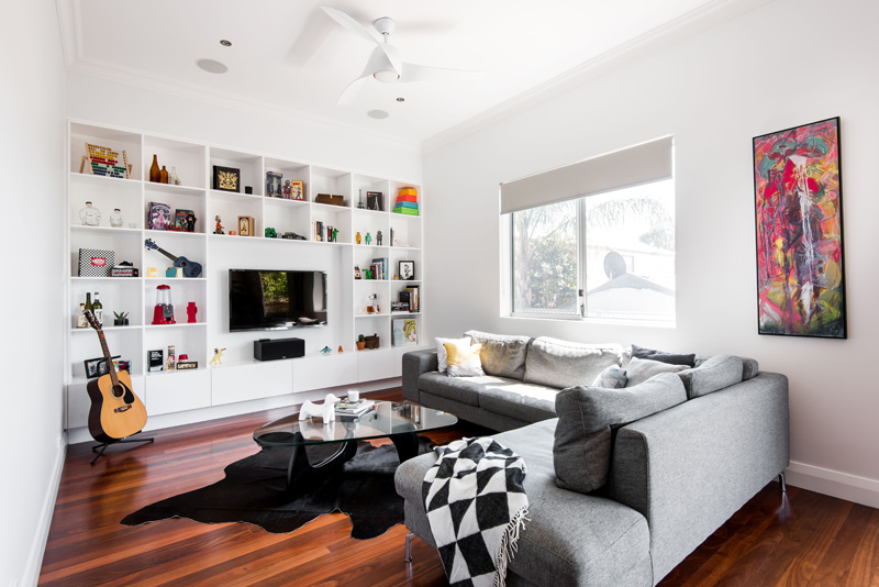 1940s renovation wall storage