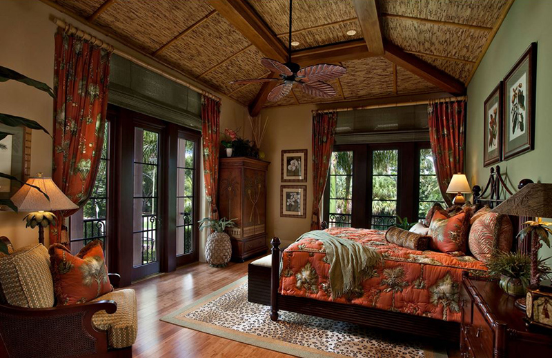 tropical bedroom