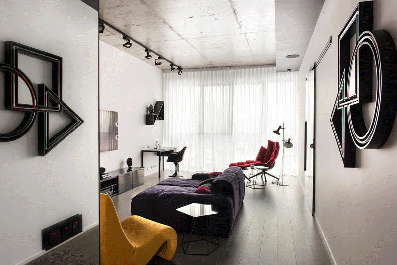 Black and White Apartment