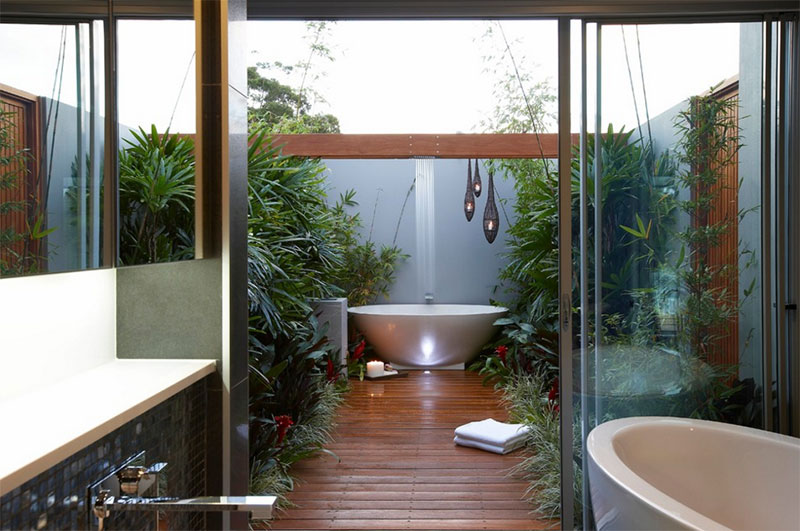 25 Inviting Tropical Bathroom Design Ideas