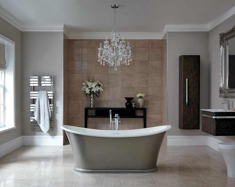 20 Gorgeous Bathroom  Crystal Chandeliers  Home Design Lover