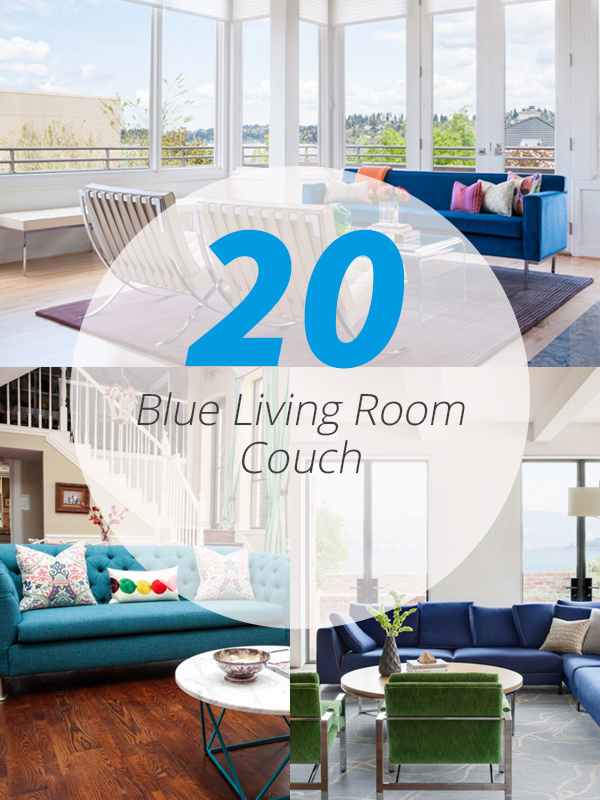blue couches