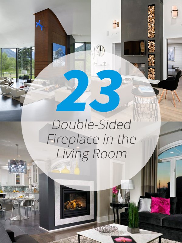 23 Double Sided Fireplace Designs In The Living Room Home Design Lover