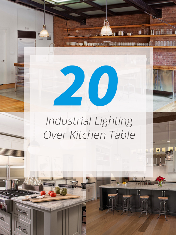 industrial light kitchens