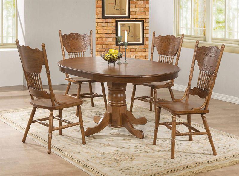 oval shaped dining room table sets