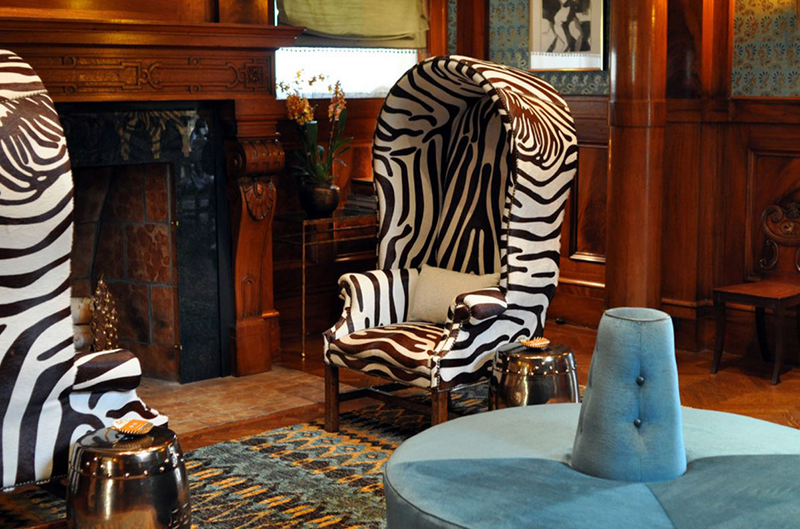 Zebra chairs discount for living room