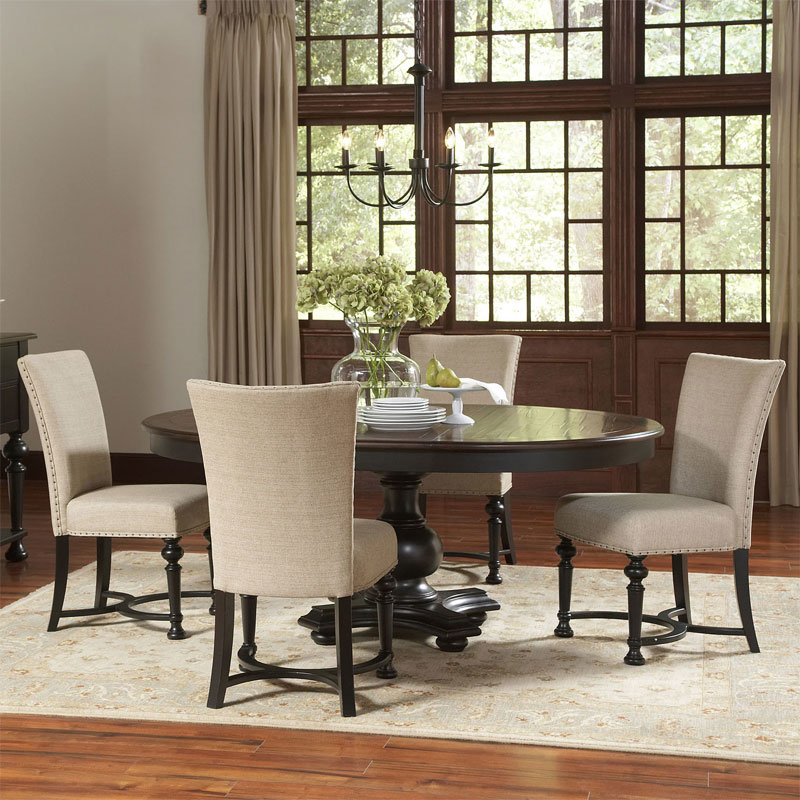 pedestal table dining room