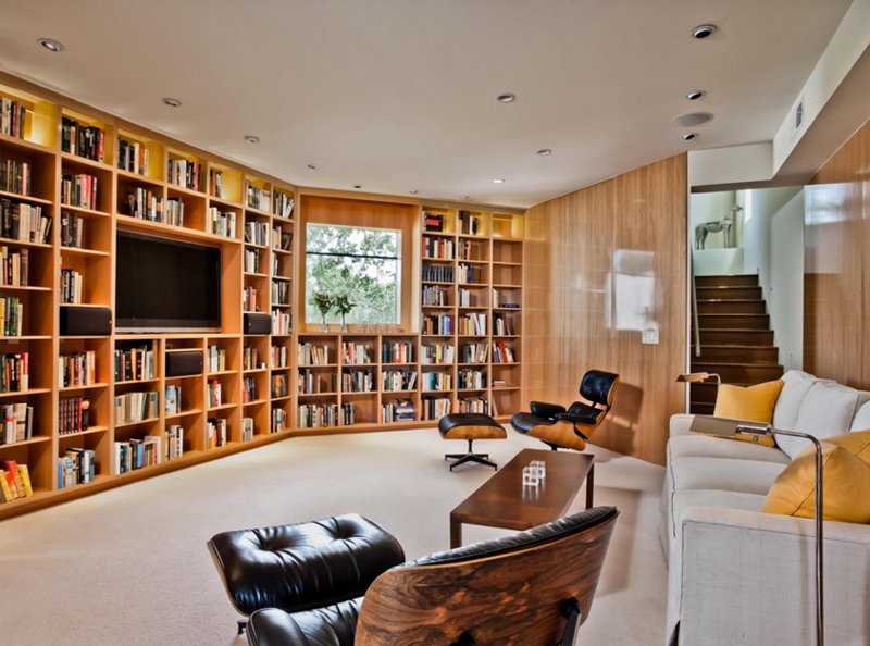 22 Interesting Ways To Add Bookshelves In The Living Room Home Design Lover