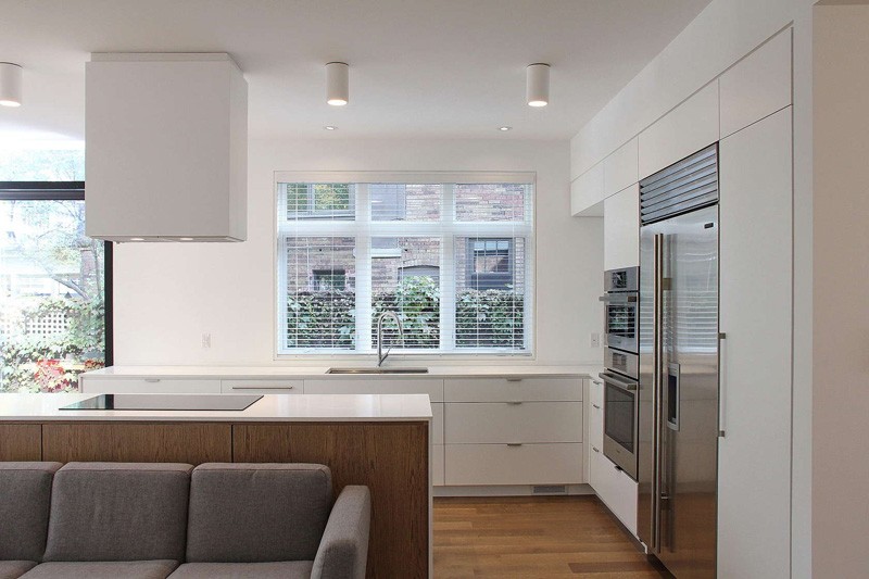 Edwardian home white kitchen