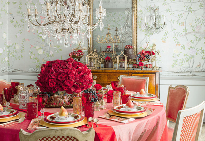 Create a romantic tablescape