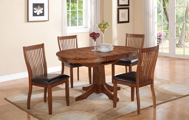 oval pedestal dining table