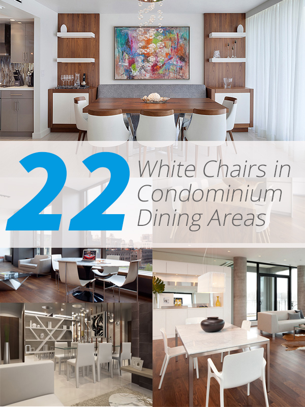 condo white dining areas