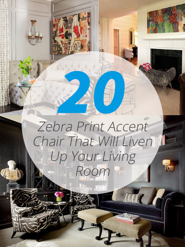 20 Zebra Print Accent Chair That Will Liven Up Your Living Room Home Design Lover