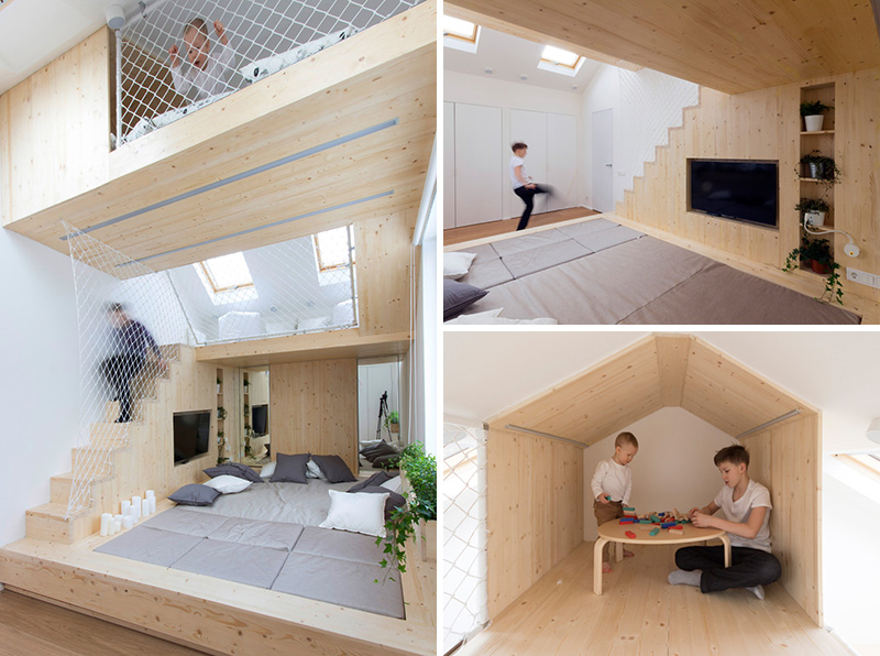 A Summer House Boasts A Parent S Bedroom With Play Area Home