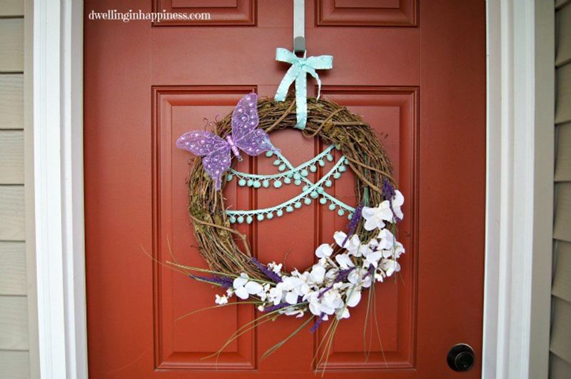 Quick DIY Spring Wreath