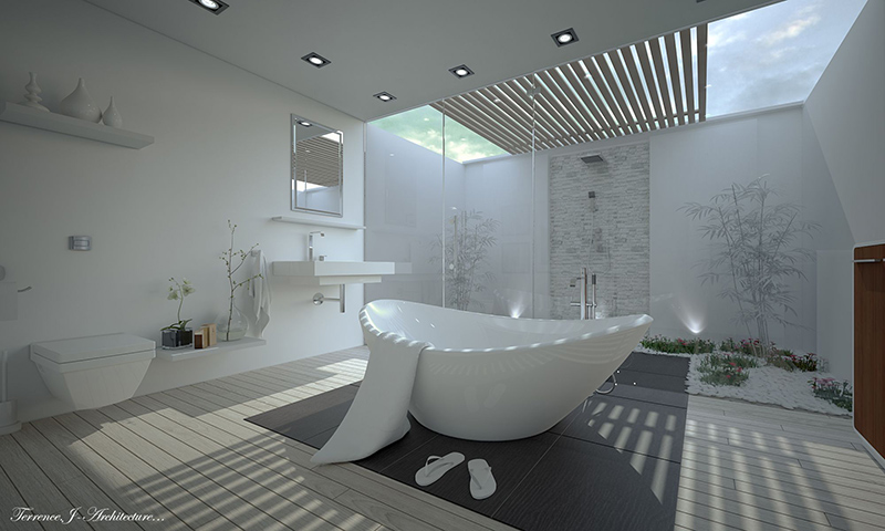 Elegant Zen Bathroom