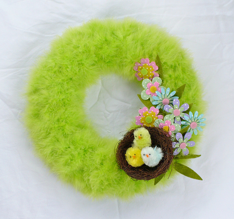 Super Easy DIY Spring Wreath