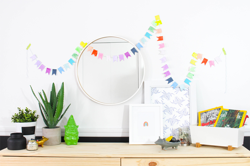 Lucky Rainbow Banner DIY