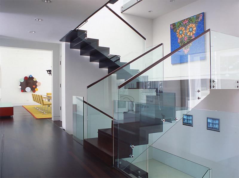 22 Sleek Glass Railings For The Stairs Home Design Lover