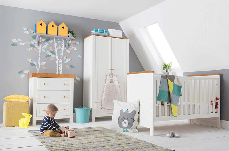 Olivia Nursery Furniture Cot Bed Roomset 