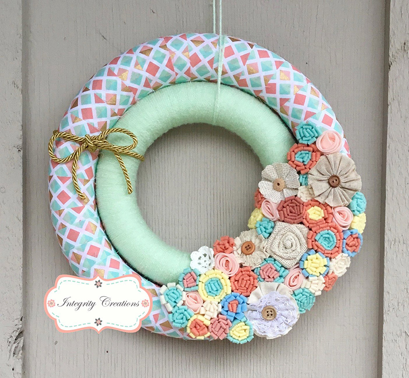 Double Wreath - Yarn Wrapped