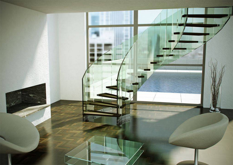 interior staircase design in main hall for duplex house | Foyer design, Staircase design, Stairs design