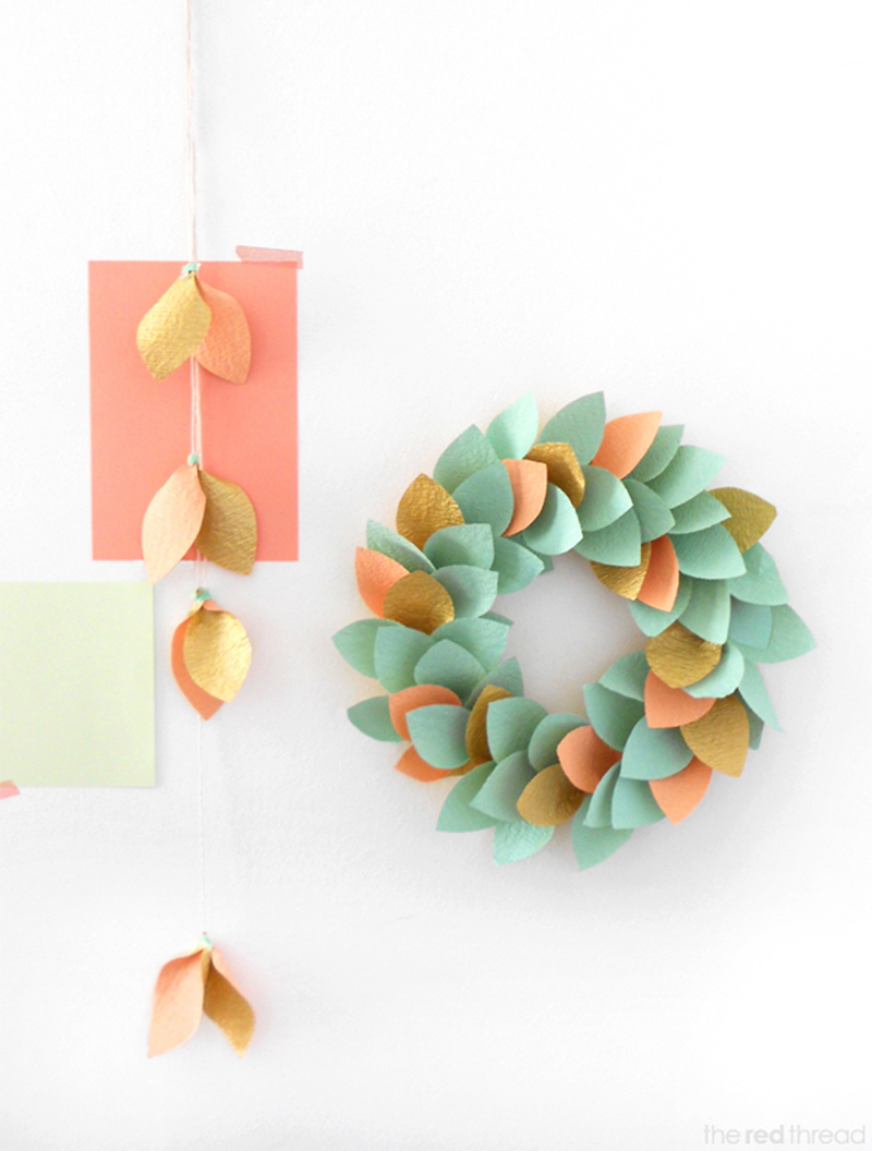  Paper Wreath DIY
