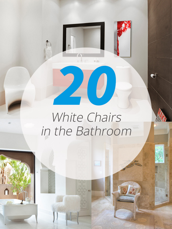 20 Pretty White Chairs In The Bathroom Home Design Lover