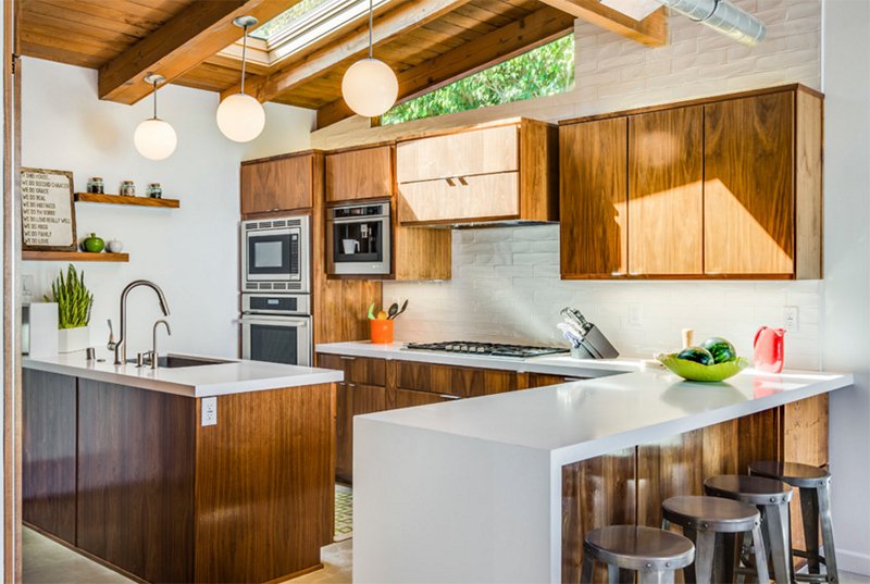 22 Midcentury Modern Kitchen Designs Showcasing Contrast Of Past