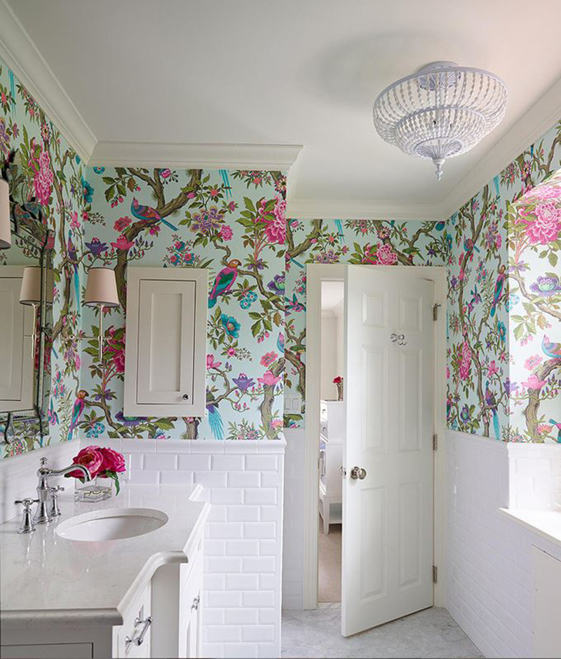 Download 20 Designs of Stylish Bathroom Wallpapers | Home Design Lover