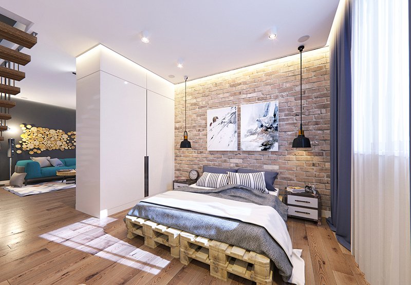 22 Mind Blowing Loft  Style Bedroom  Designs  Home Design  Lover