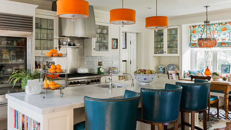 drum light fixtures for kitchen