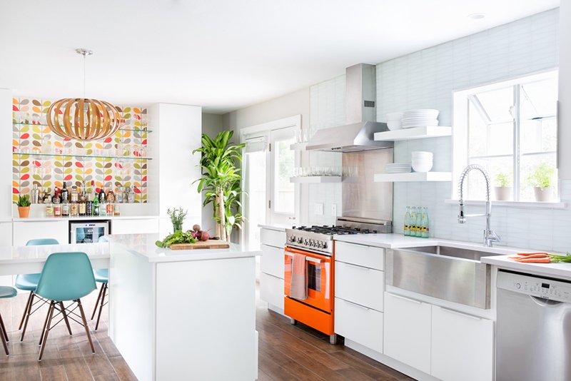 Allandale Mid-century Modern Kitchen Remodel