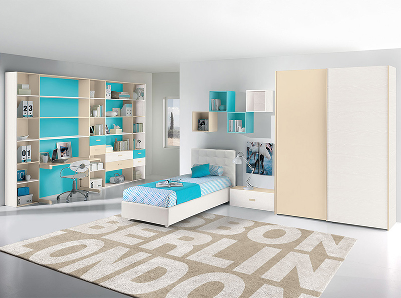 modern kids bedroom