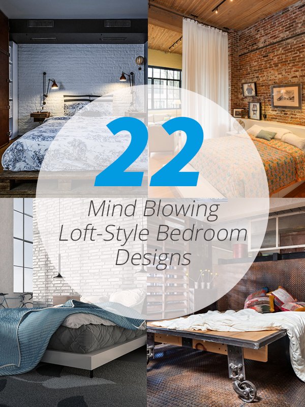 loft style bedrooms