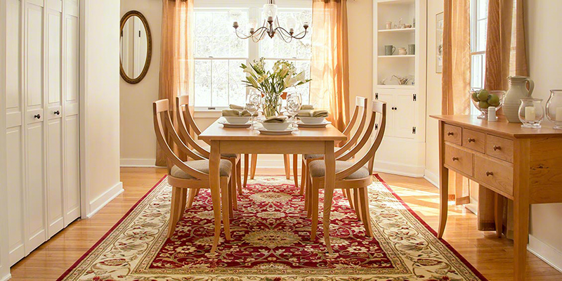 timber dining table with chairs