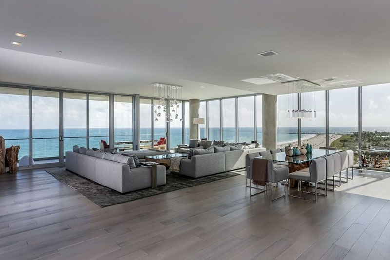 321 Ocean Penthouse living room