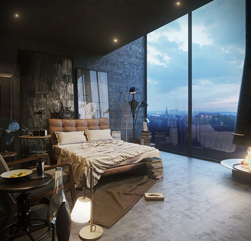 22 Bedrooms With Floor to Ceiling Windows | Home Design Lover