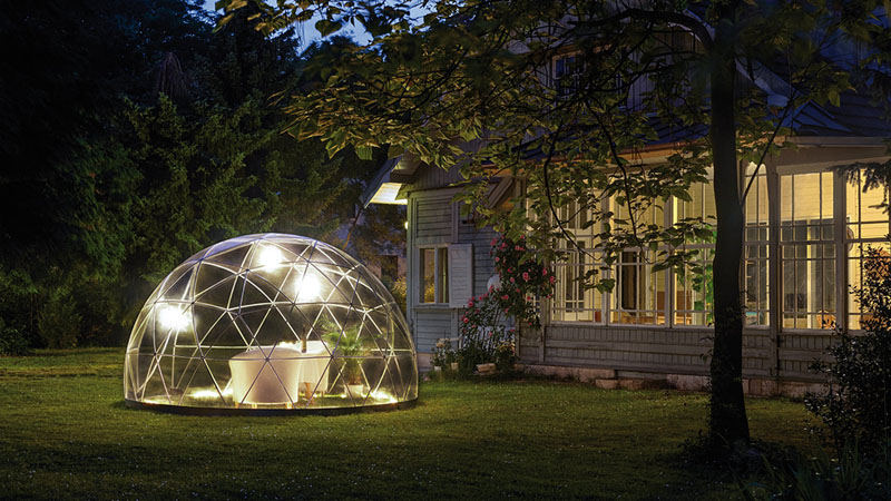 Garden Igloo interior